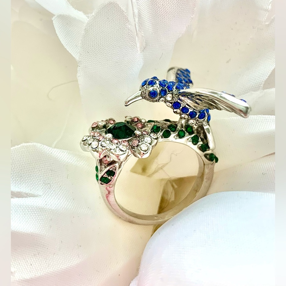 Hummingbird Ring Sterling Silver 925
